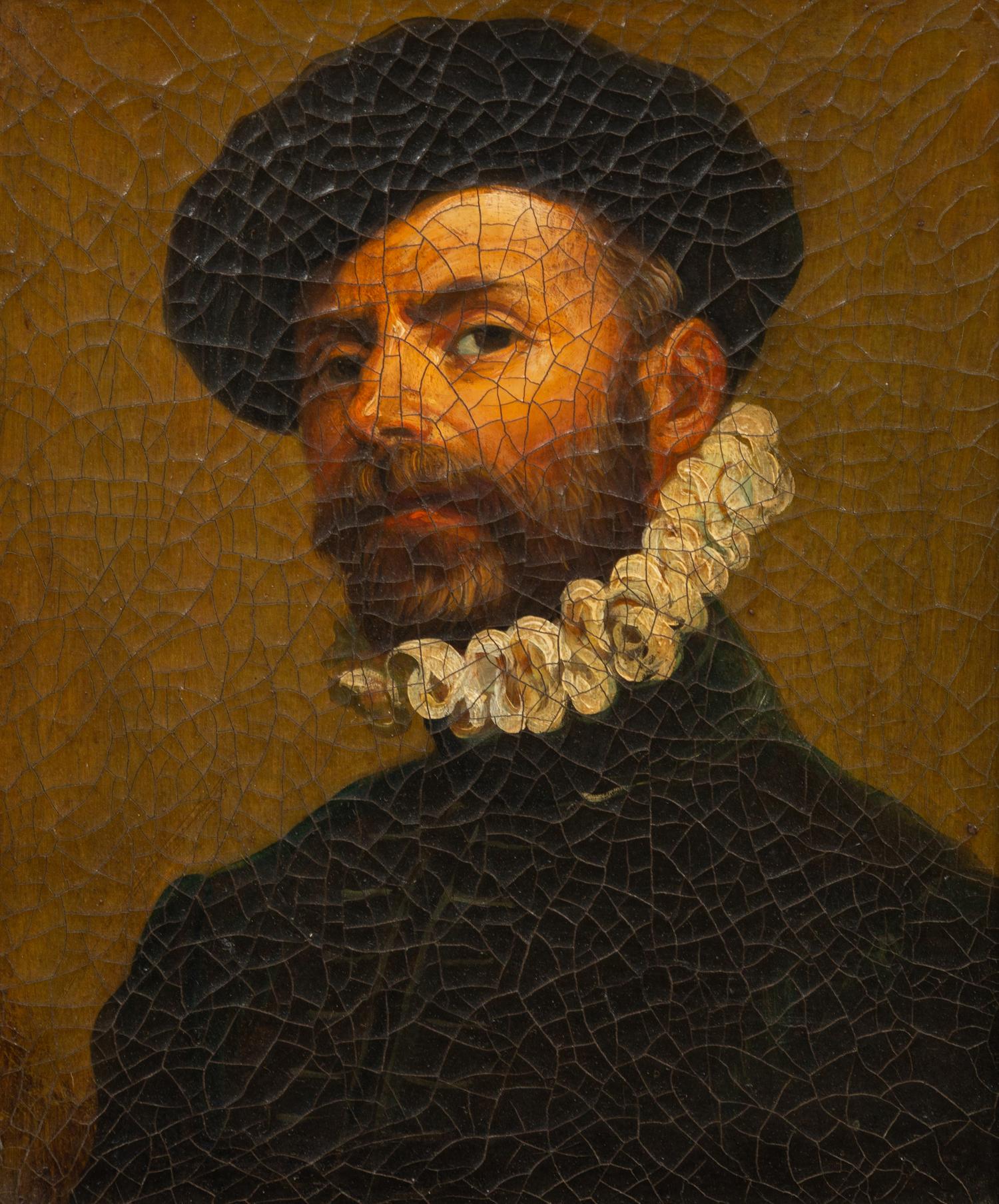Man with White Ruff and Woman with Pearl Necklace