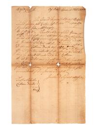 [CONTINENTAL CONGRESS]. A collection of signatures from delegates to the Continental Congress, 1764-1815, comprising: