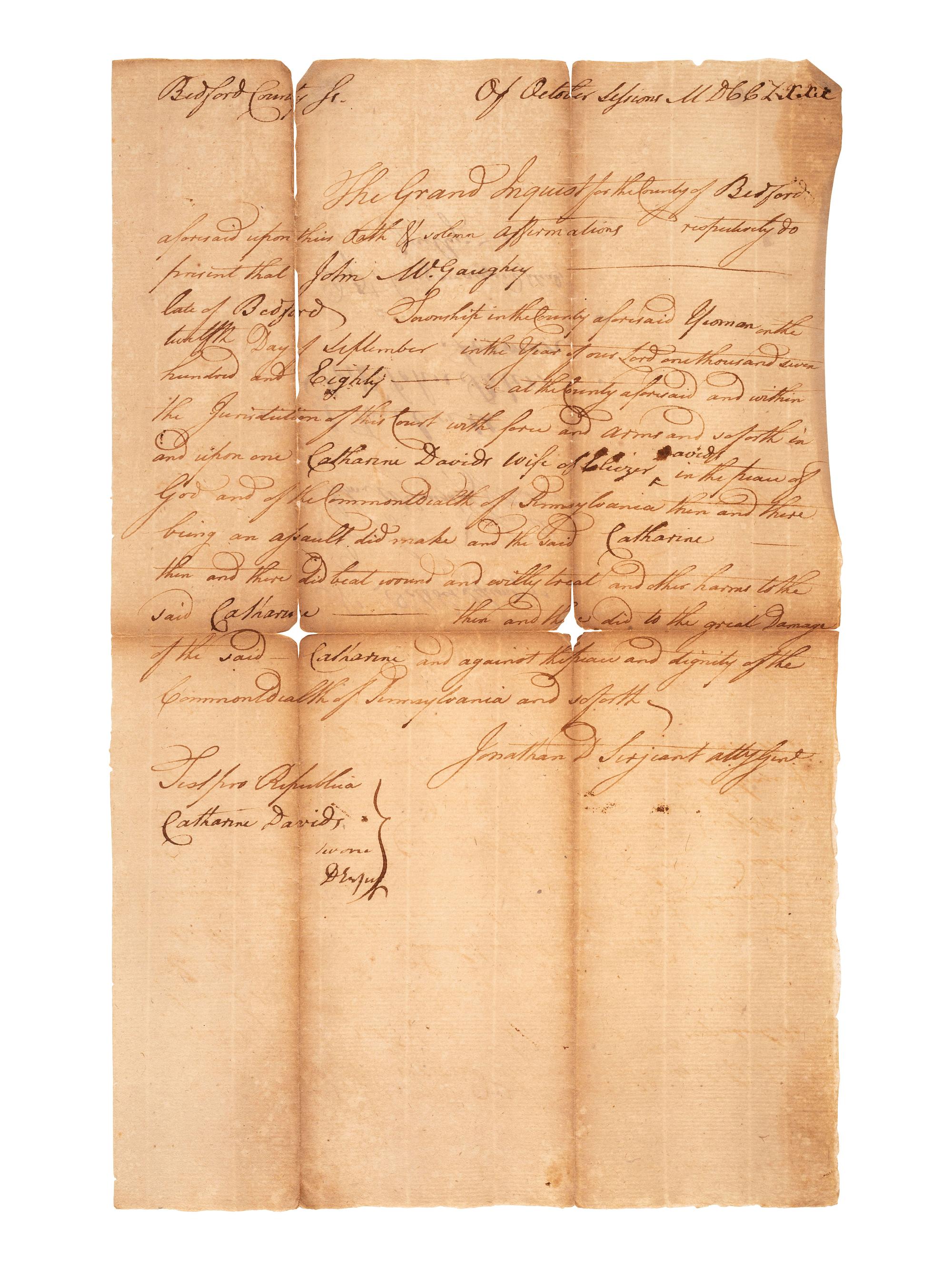 [CONTINENTAL CONGRESS]. A collection of signatures from delegates to the Continental Congress, 1764-1815, comprising: