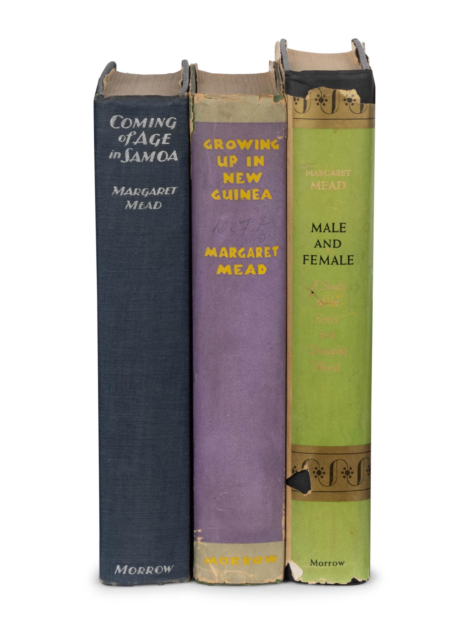 MEAD, Margaret (1901-1978). A group of 3 works, comprising: