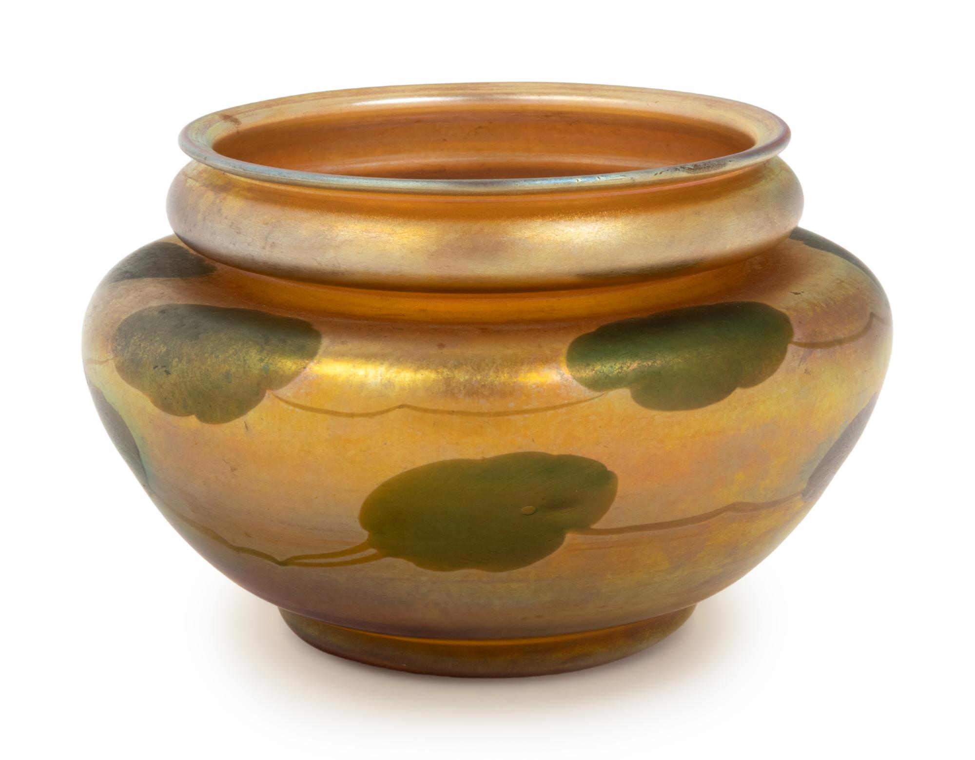 A Tiffany Studios Favrile Glass Vase