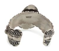 Navajo Sterling Silver and Turquoise Cuff Bracelet