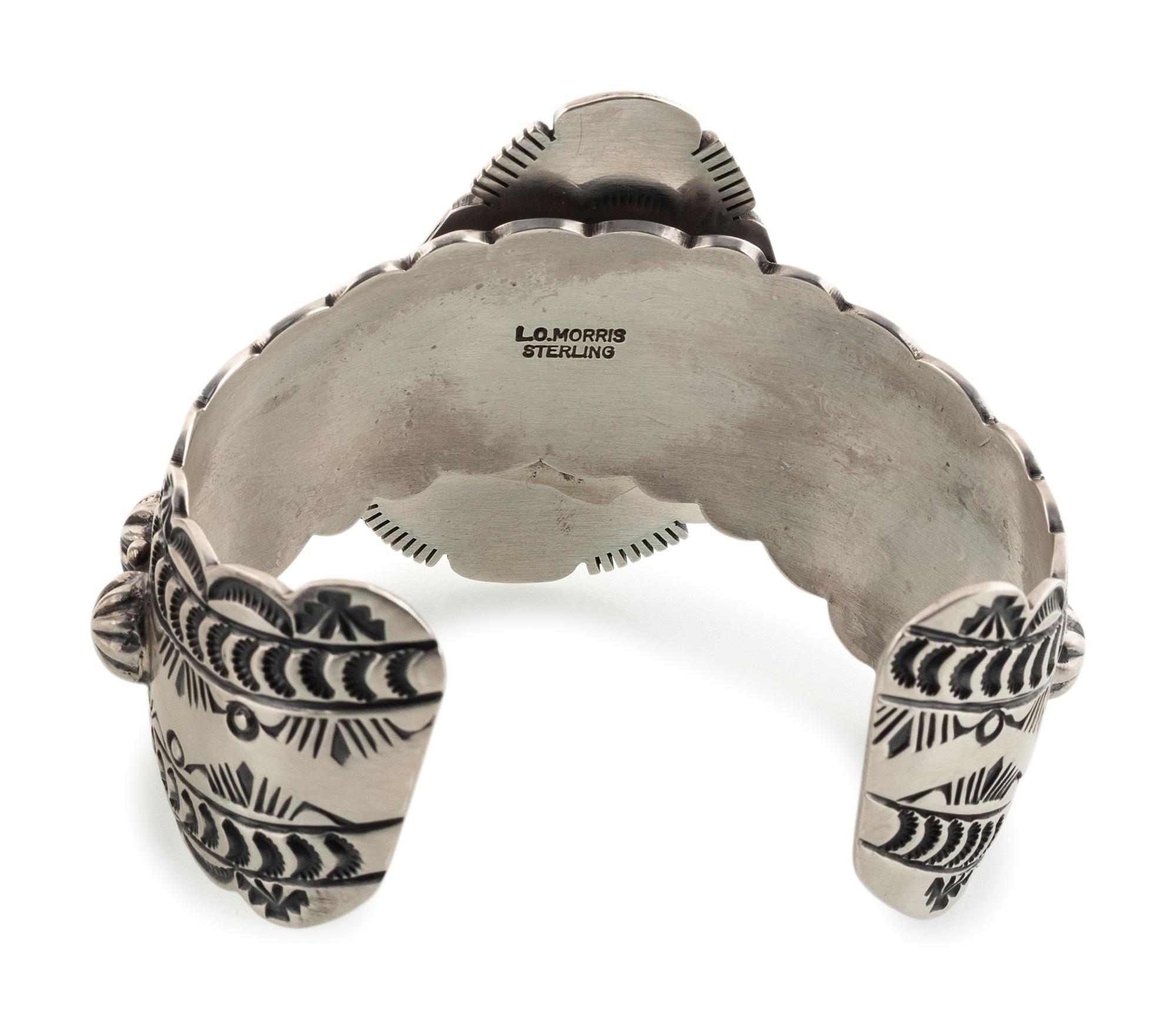 Navajo Sterling Silver and Turquoise Cuff Bracelet