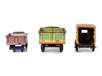Three Marx Pressed Steel and Tin Truck Toys