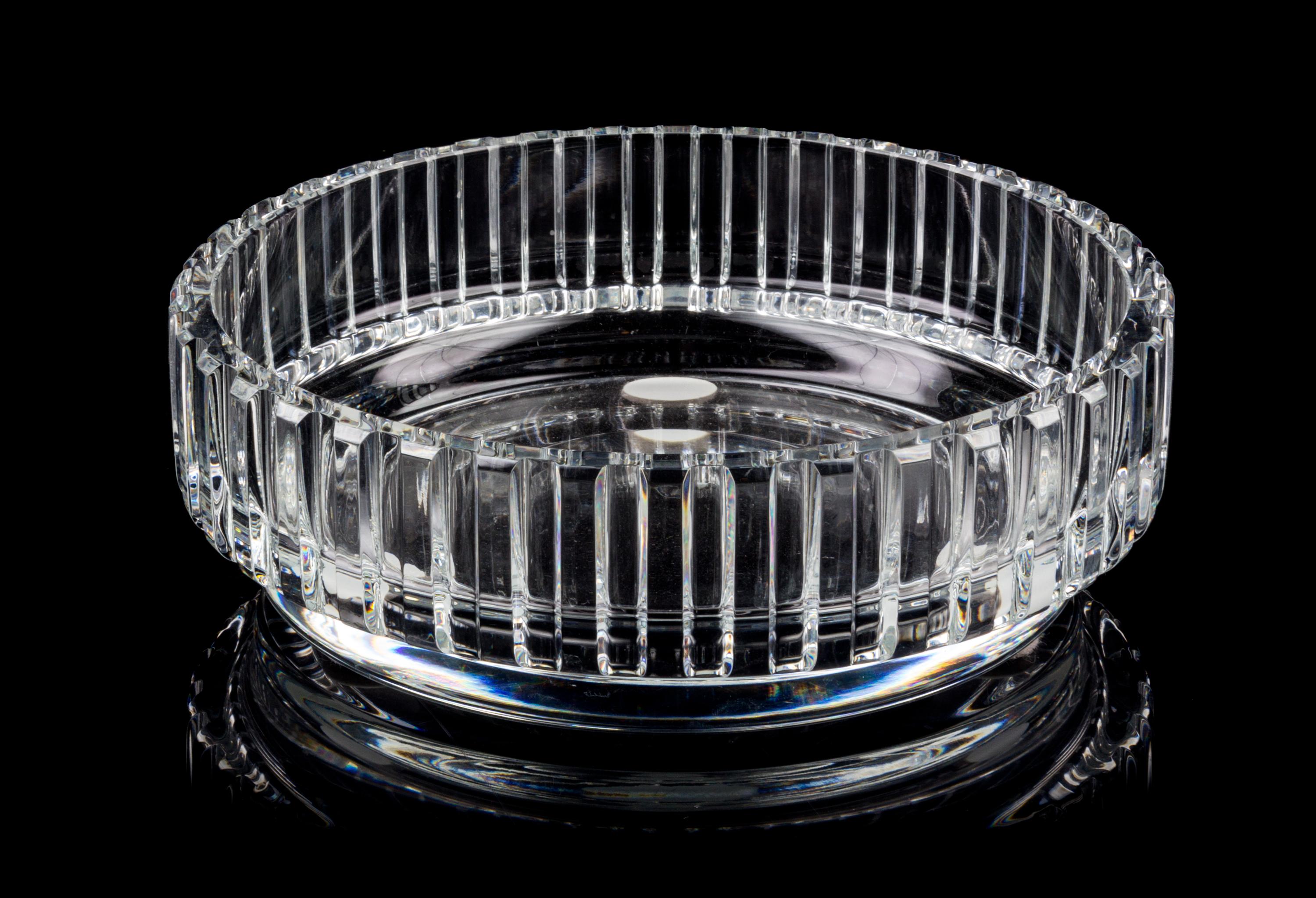 Baccarat, , a Rotary pattern crystal bowl