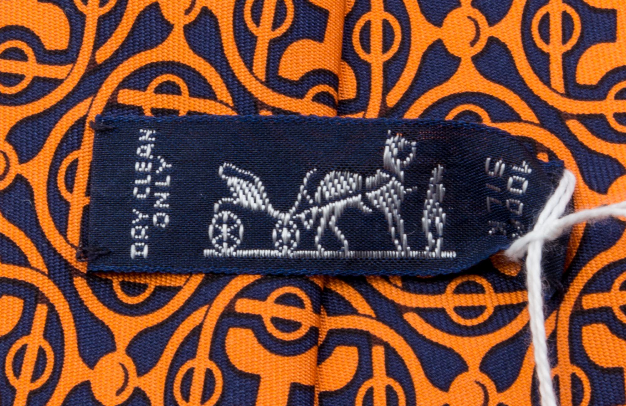 An Hermes Silk Necktie,