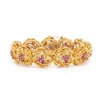 Tiffany & Co., Yellow Gold and Ruby Bracelet