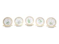 Eleven Royal Copenhagen Flora Danica Salad Plates