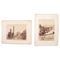 [Western Americana] Group of 15 Photos, Some with Photographic Interest incl Jackson and Hayden Survey scenes