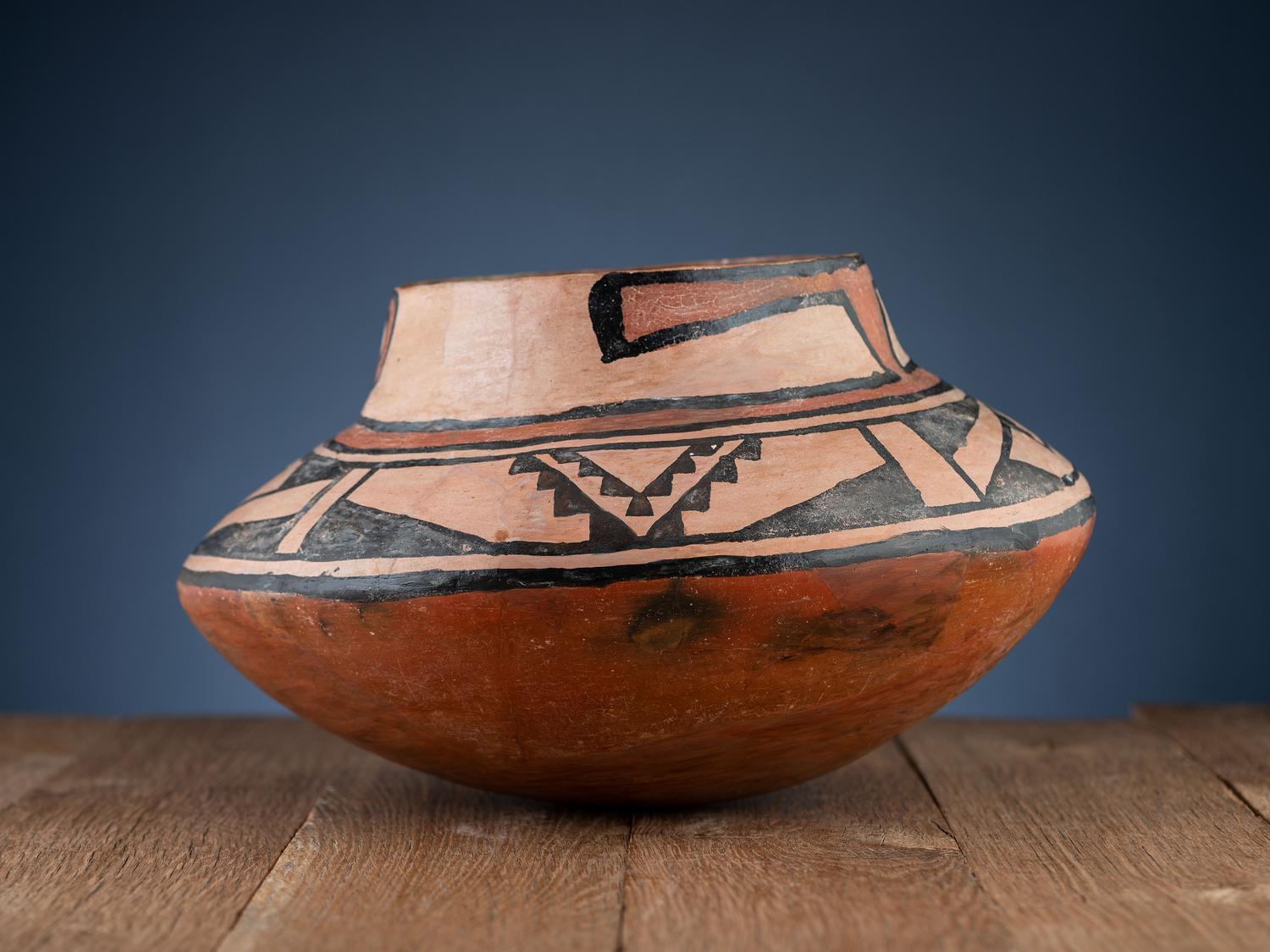 Rio Grande Glaze Ware Pottery Jar