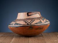 Rio Grande Glaze Ware Pottery Jar