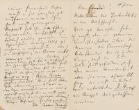 STRAUSS, Johann (1825-1899). Autograph letter signed ("Joh. Strauss"), in German, to publisher Fritz Simrock. [Vienna], 16 January [189