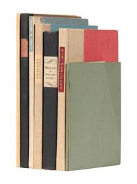 [GRABHORN PRESS - MEMIORS]. A group of 7 works printed by the Grabhorn Press, comprising: