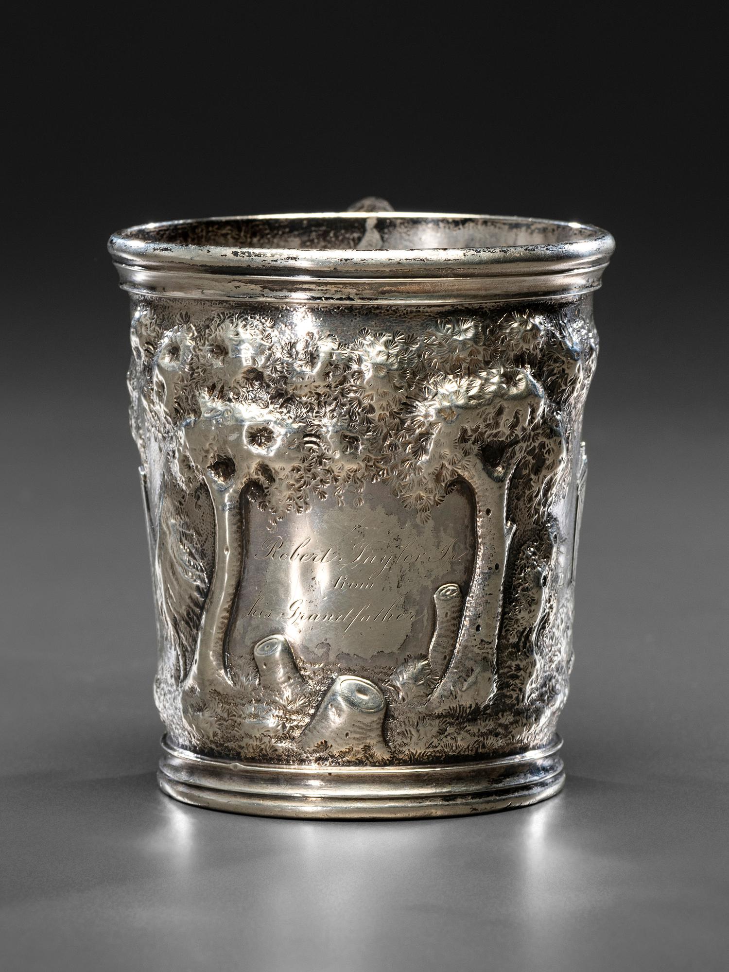 A Rare American Silver Mug