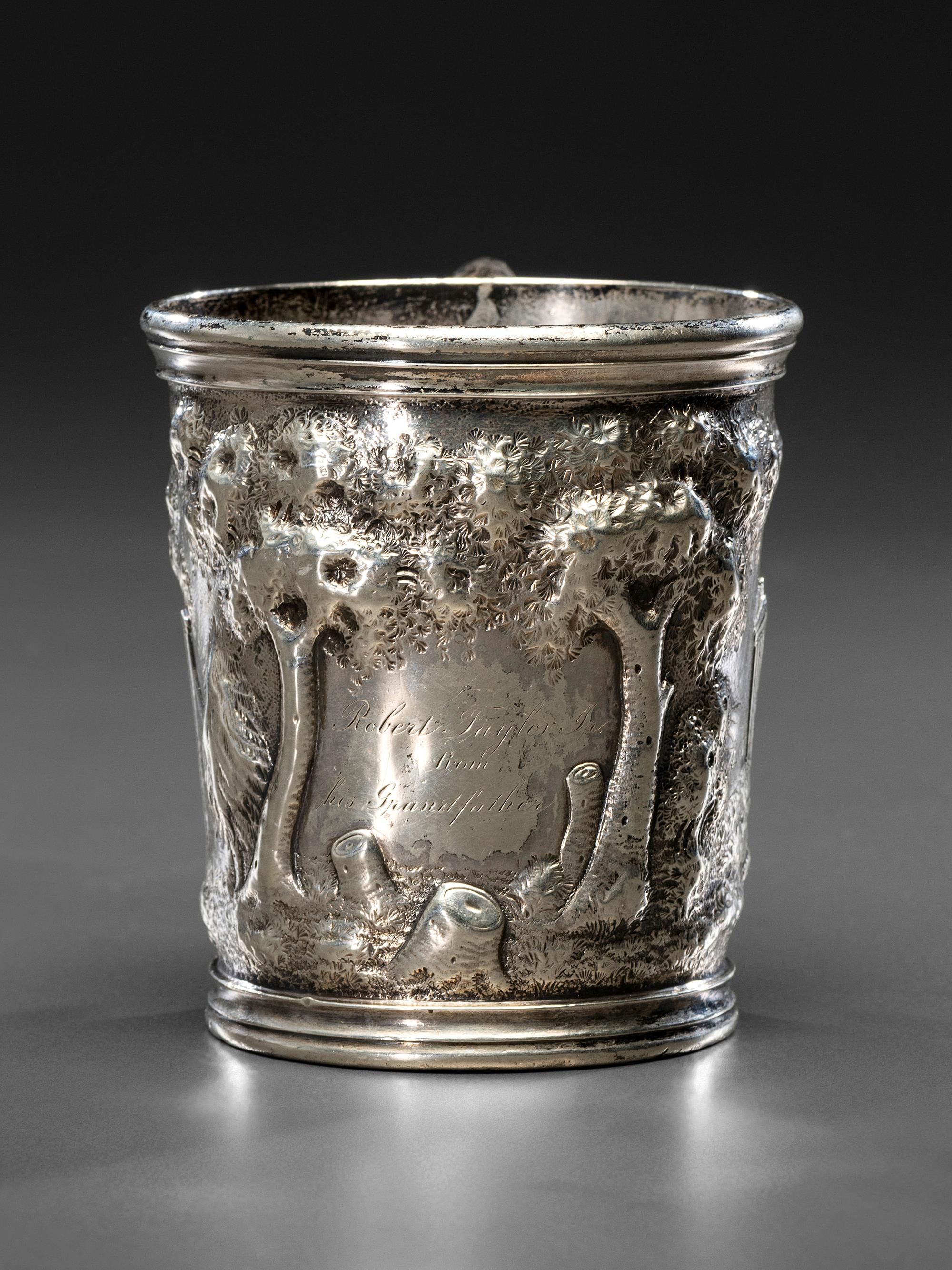 A Rare American Silver Mug