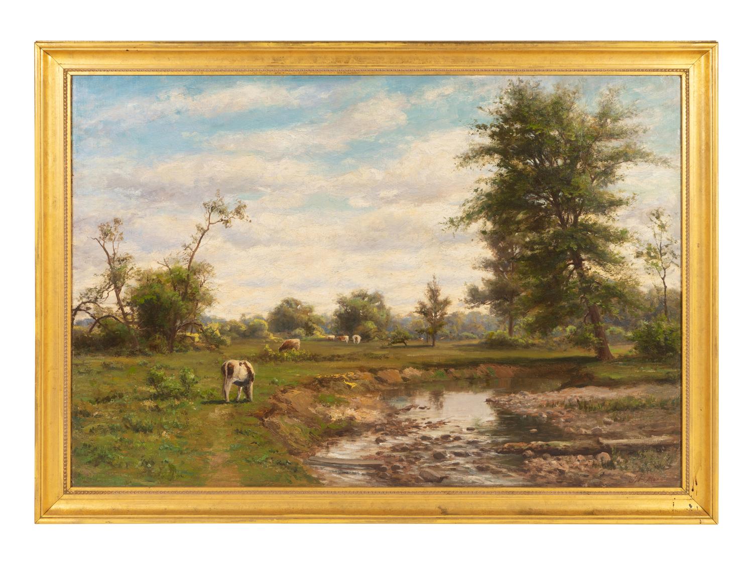 Pastoral Scene with Grazing Cows