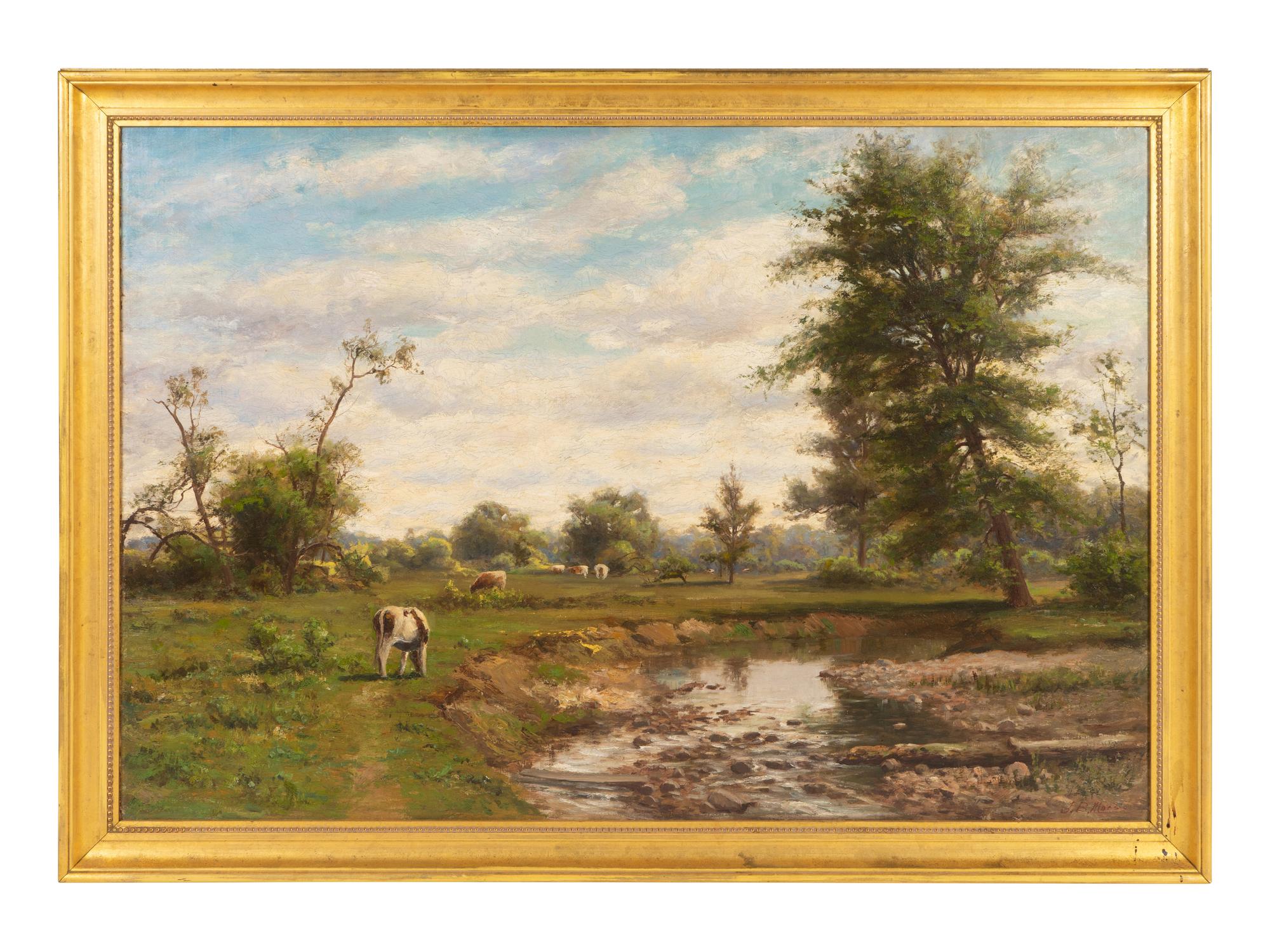 Pastoral Scene with Grazing Cows