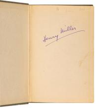 MILLER, Henry (1891-1980). The Rosy Crucifixion Book One: Sexus . Paris: The Obelisk Press, 1949.