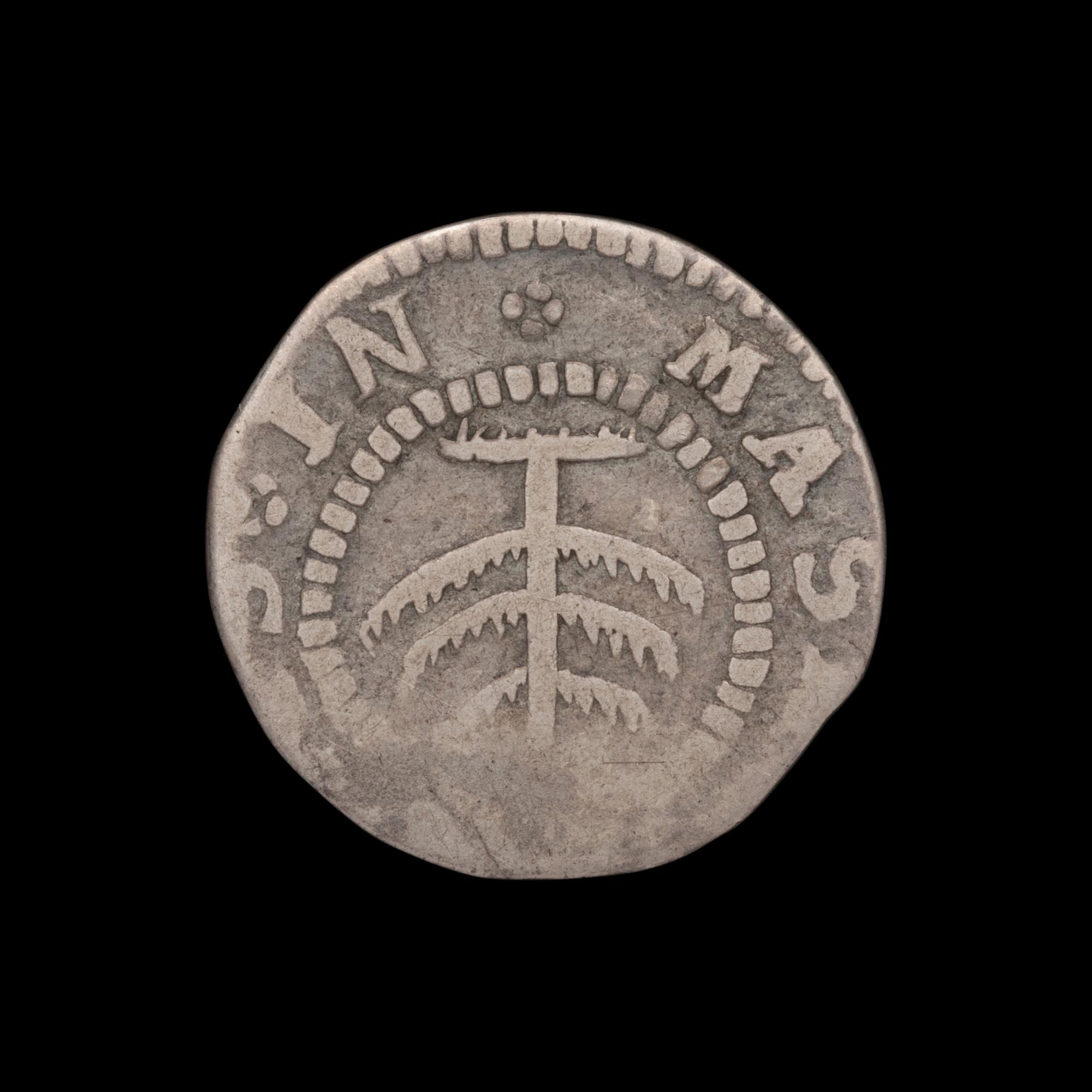 [MASSACHUSETTS] A 1652-Dated 1 Shilling Silver Coin