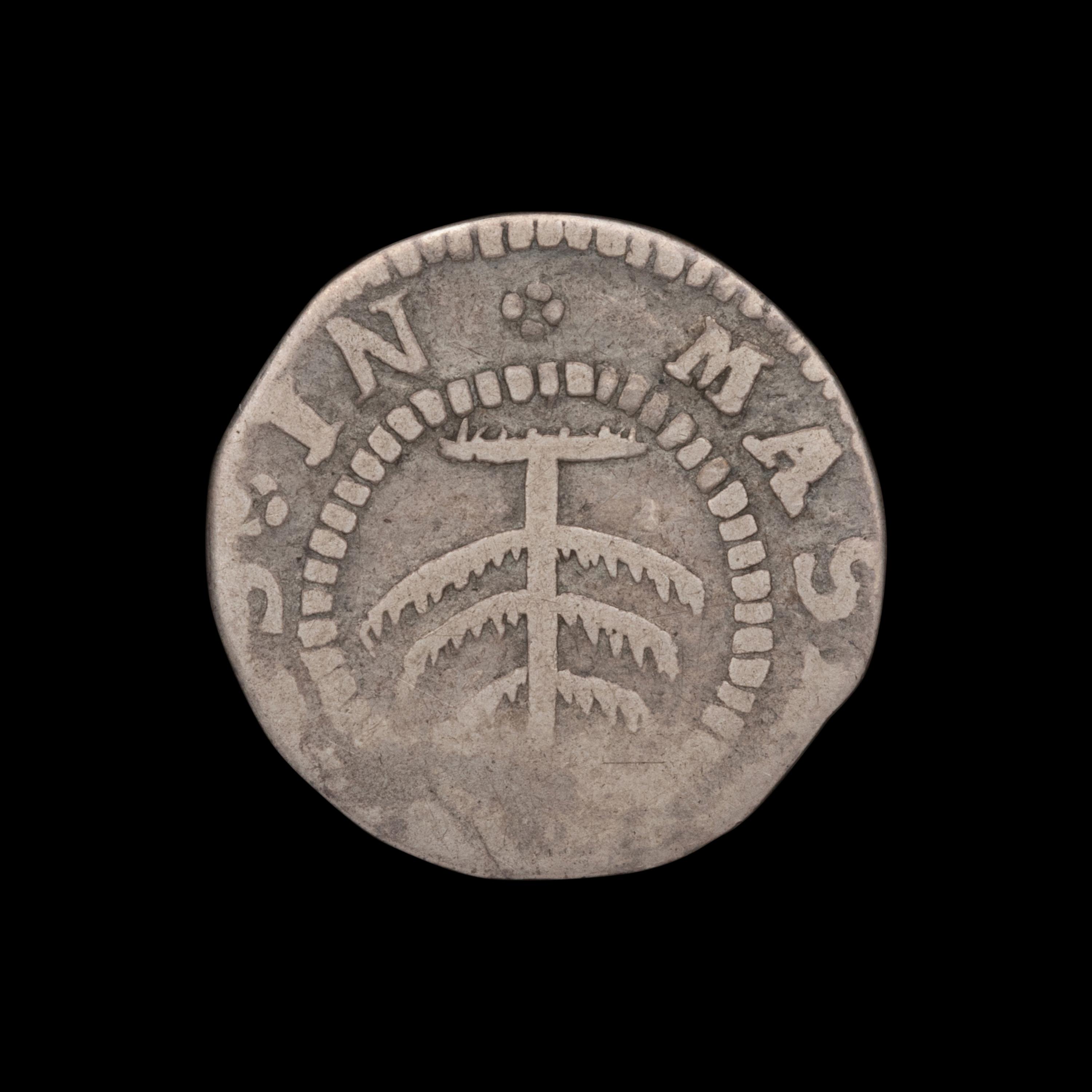 [MASSACHUSETTS] A 1652-Dated 1 Shilling Silver Coin