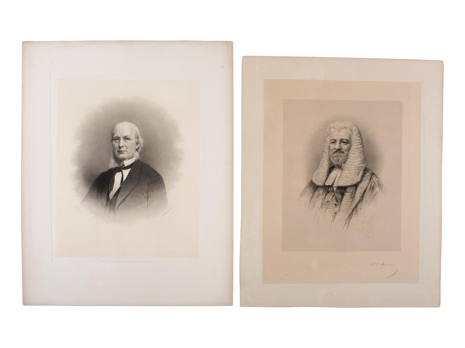 [CIVIL WAR]. A group of 7 engravings of politicians and other notable figures, including Schuyler COLFAX, George McCLELLAN, and Horace GREELEY, comprising: