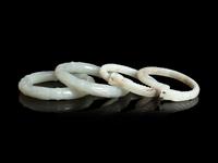 Two Pairs of Jade Bangles