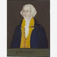 An églomisé portrait of George Washington (1732-1799) early 19th century