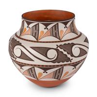 Robert Patricio (Acoma, b. 1976) — Four-Color Polychrome Pottery Jar