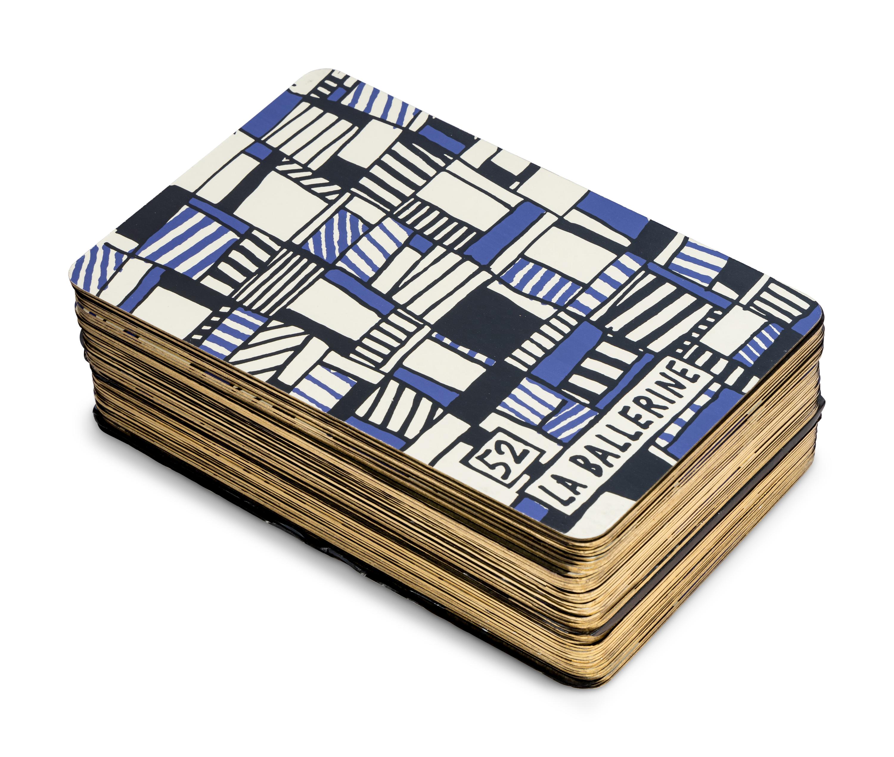 DUBUFFET, Jean (1901-1985). Banque de l'Hourloupe cartes a jouer et a tirer . London: Editions Alecto, 1967.