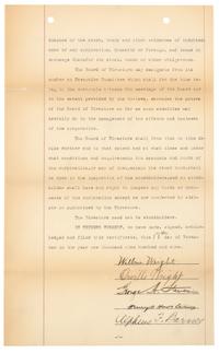 [WRIGHT BROTHERS]. WRIGHT, Wilbur (1867-1912) -- WRIGHT, Orville (1871-1948). Typed document signed ("Wilbur Wright", "Orville Wright", "George A. Steves", "Henry S. Hooker", "Alpheus F. Barnes"), New York, NY, 18 November 1909.