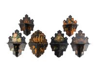 Six Japanese Lacquer Wall Brackets — EARLY 20TH CENTURY
