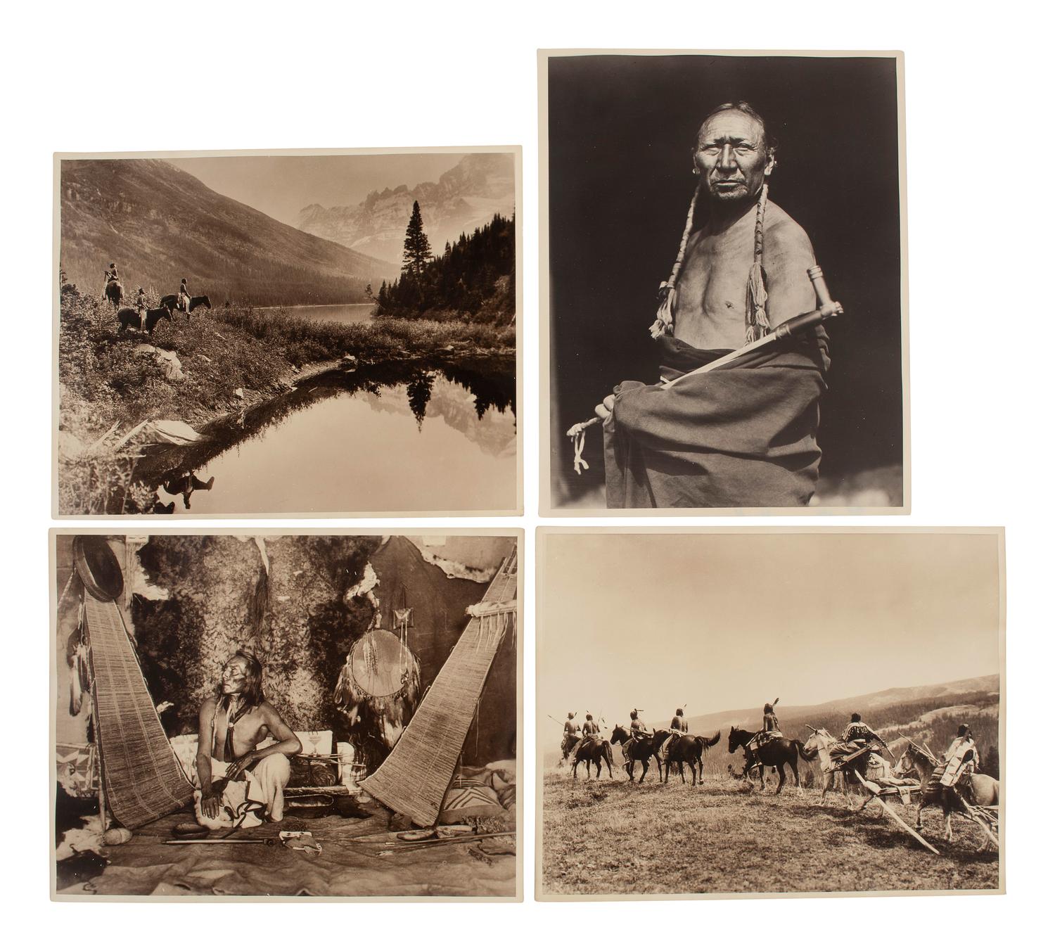 [NATIVE AMERICANS]. REED, Roland (1864-1934), photographer. A group of 32 photographs, including a selection of images from "Roland Reed's Indian Pictures."