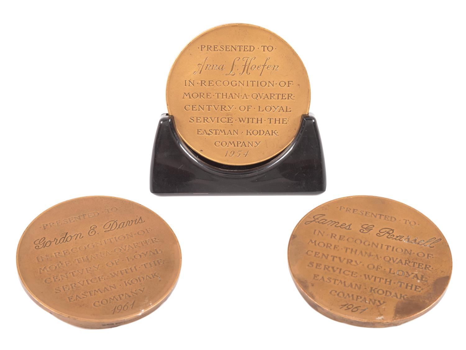 [MILITARIA]. Collection of over 75 late 19th-early 20th century medals, pinbacks, and souvenirs, with books and Civil War ephemera, including: