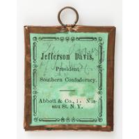 Jefferson Davis Sixteenth Plate Abbott Tintype