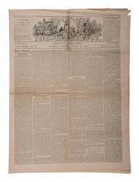[CIVIL WAR]. 4 war-date newspapers, incl. capture of Fort Sumter and Lee's surrender at Appomattox.