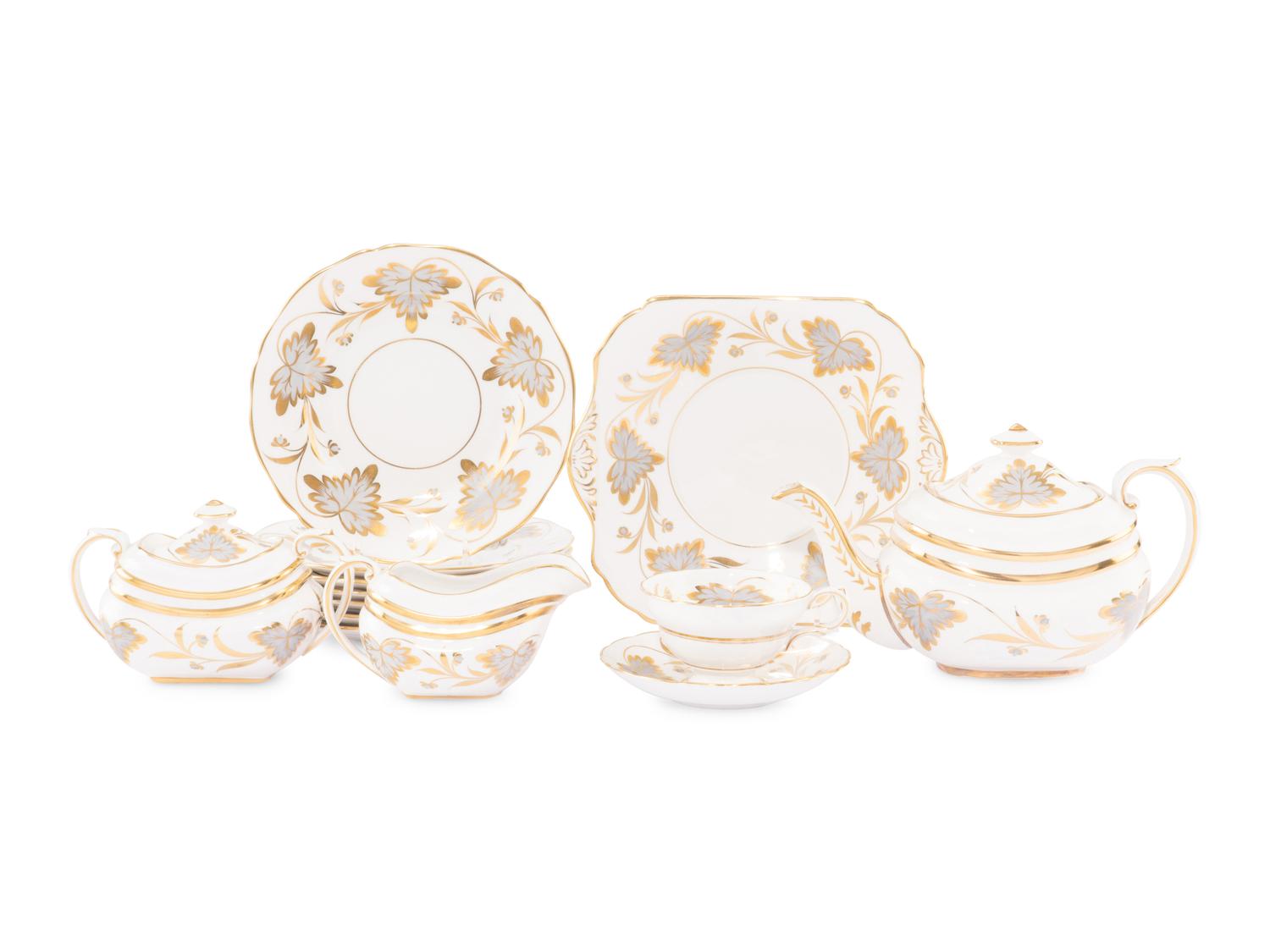 A Grosvenor Porcelain Tea Service