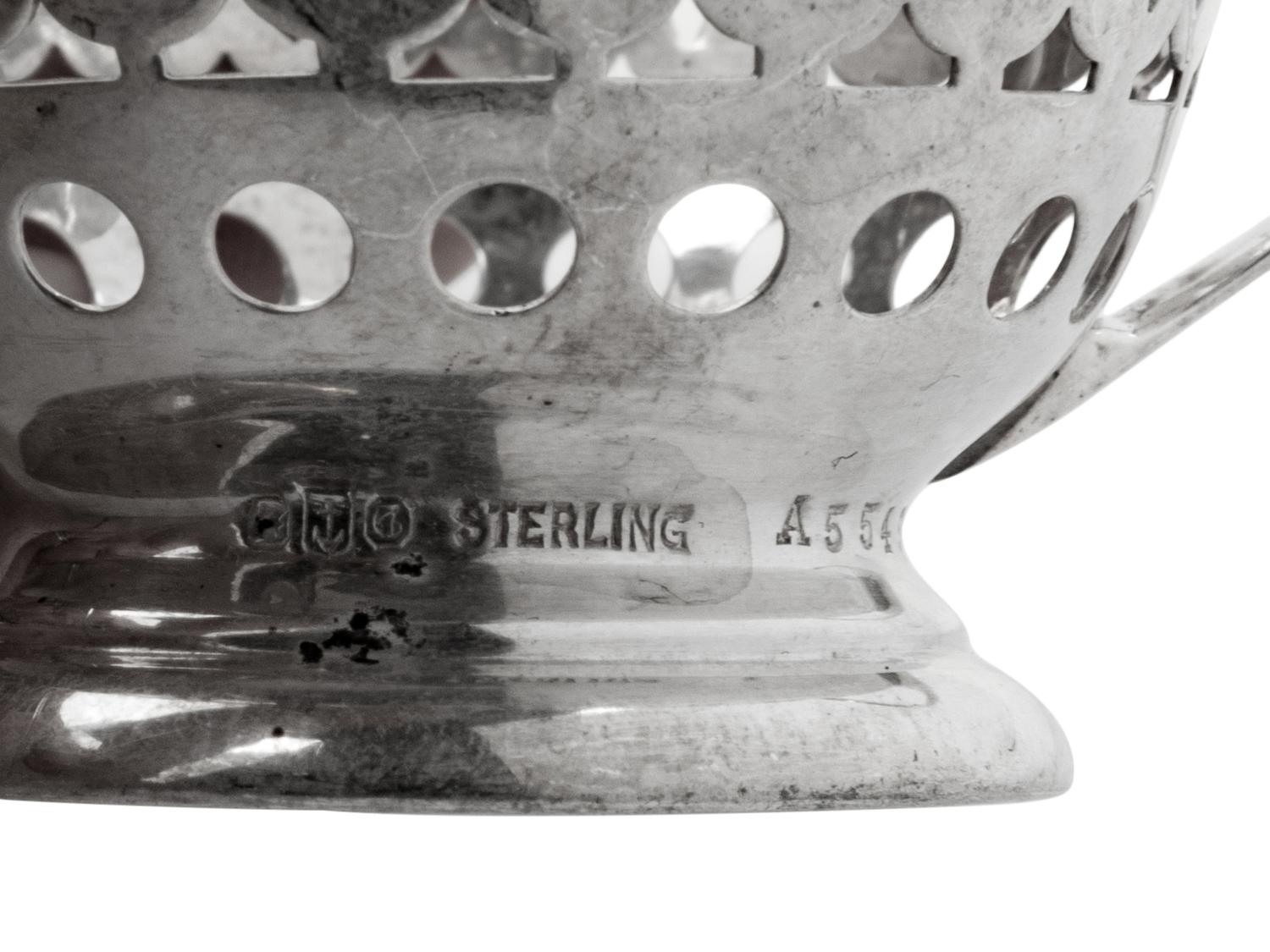 Thirteen American Silver Demitasse Cup and Dessert Bowl Liners