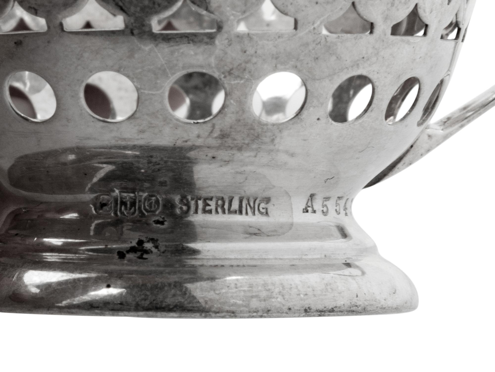 Thirteen American Silver Demitasse Cup and Dessert Bowl Liners