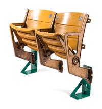 A Pair of Original Pittsburgh Three Rivers Stadium Seat Chairs,