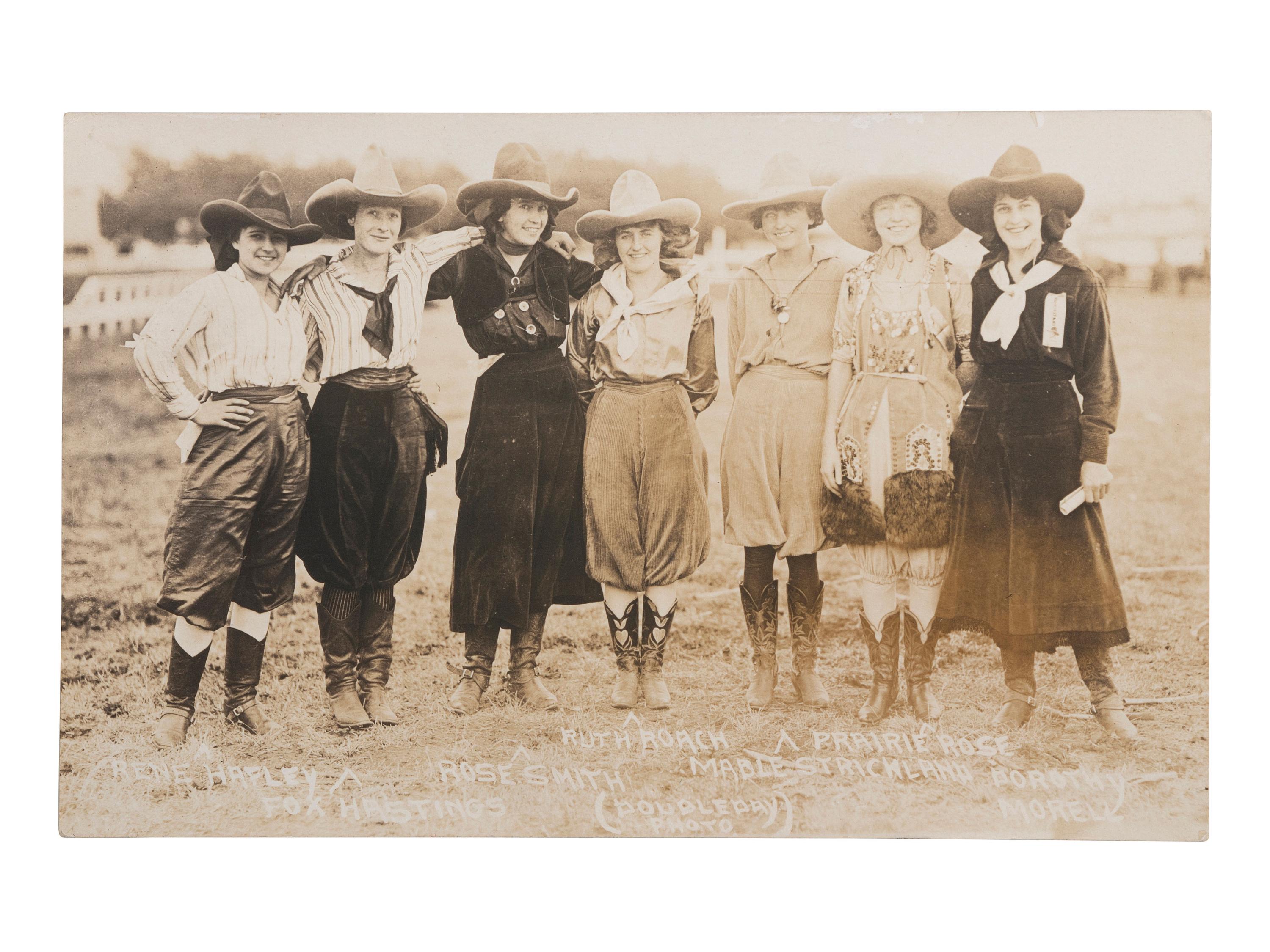 [WESTERN AMERICANA]. A group of 41 RPPCs of rodeos, cowboys, and cowgirls.