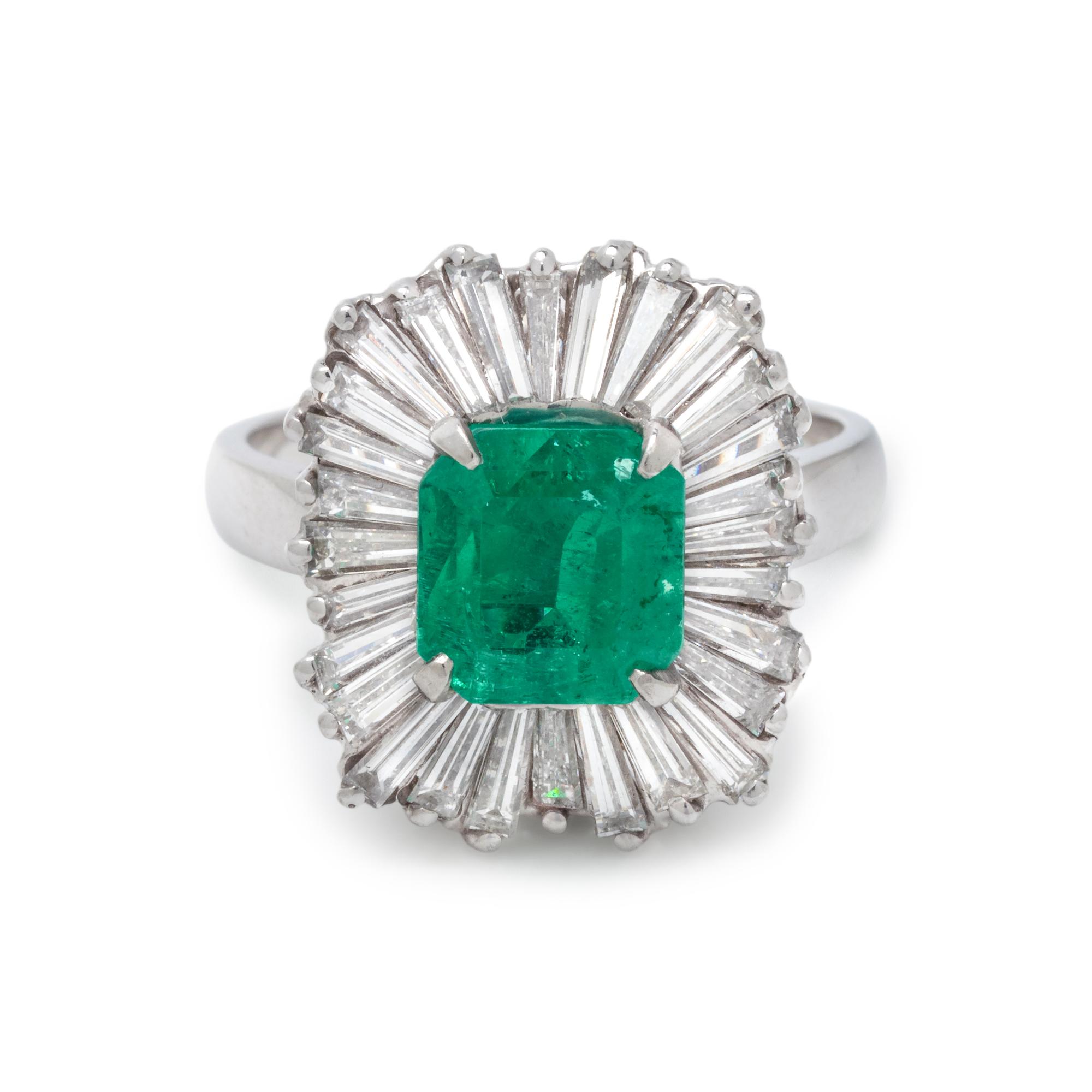 EMERALD AND DIAMOND CONVERTIBLE RING/PENDANT