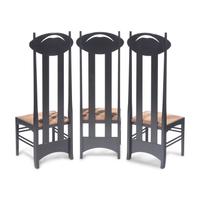 Charles Rennie Mackintosh (Scottish, 1868–1928) — Set of 14 Argyle Chairs Cassina