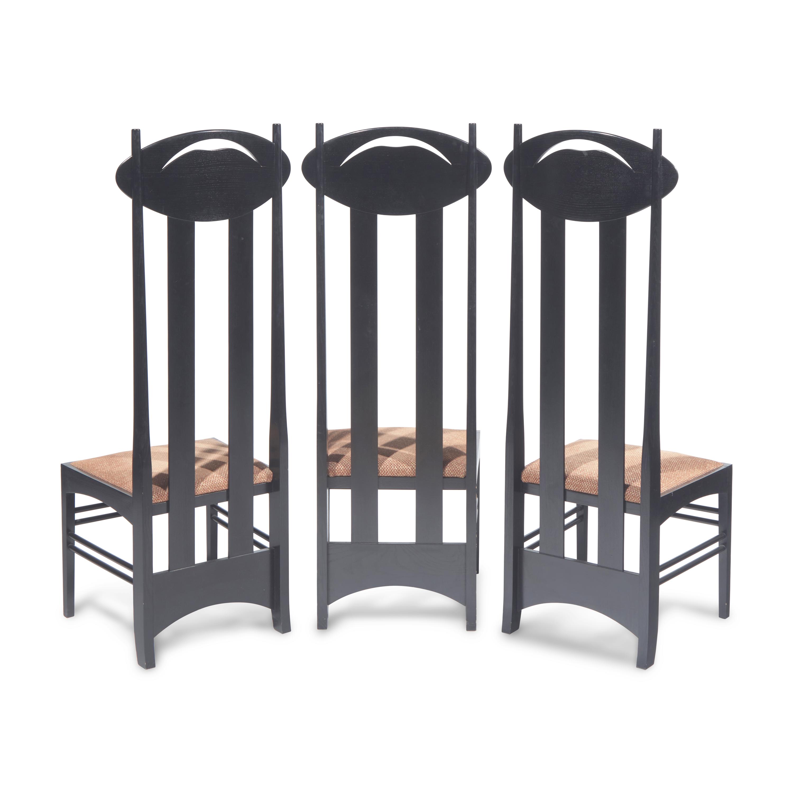 Charles Rennie Mackintosh (Scottish, 1868–1928) — Set of 14 Argyle Chairs Cassina