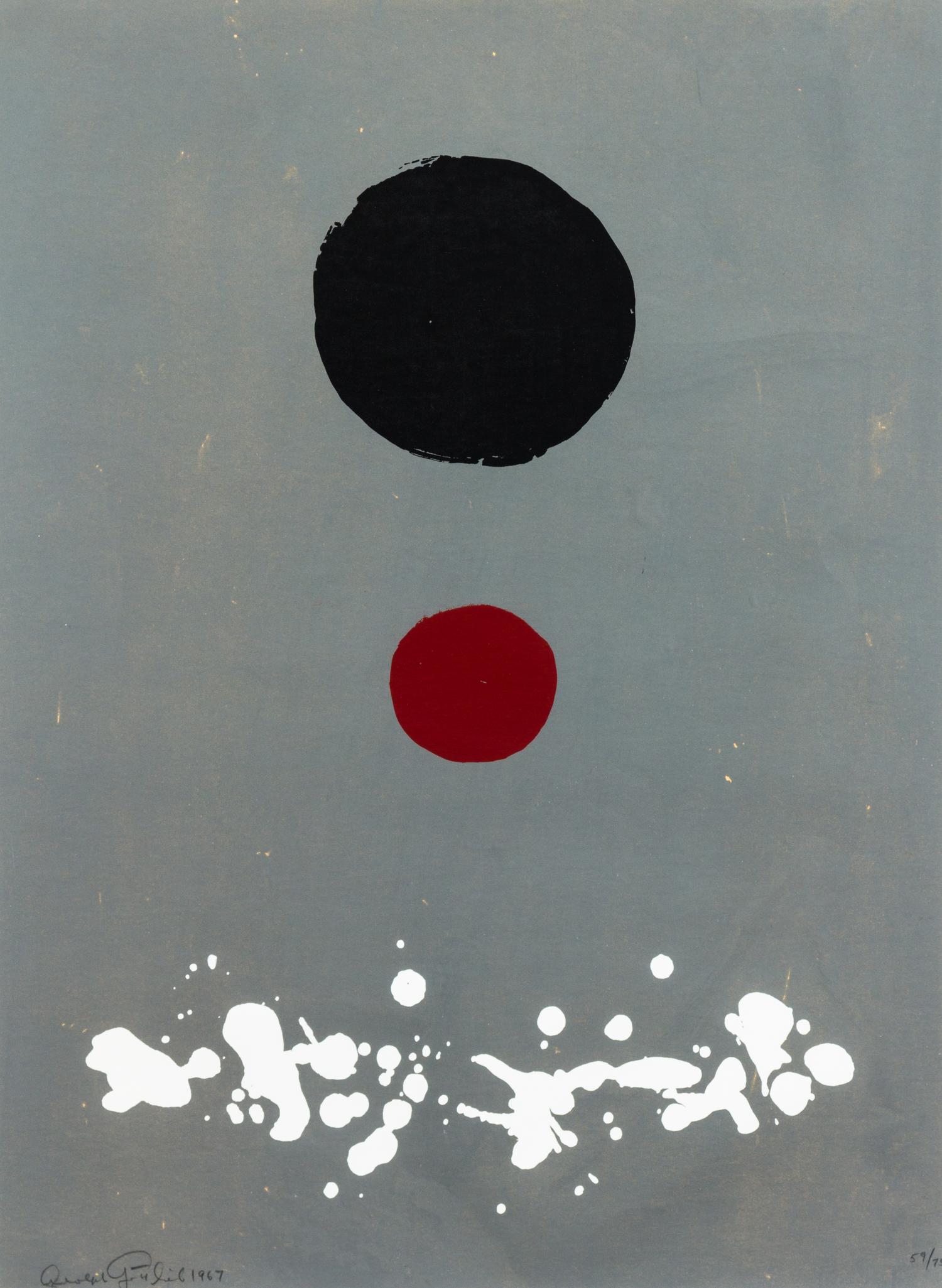 Adolph Gottlieb, (American, 1903-1974), Jetsam, 1967