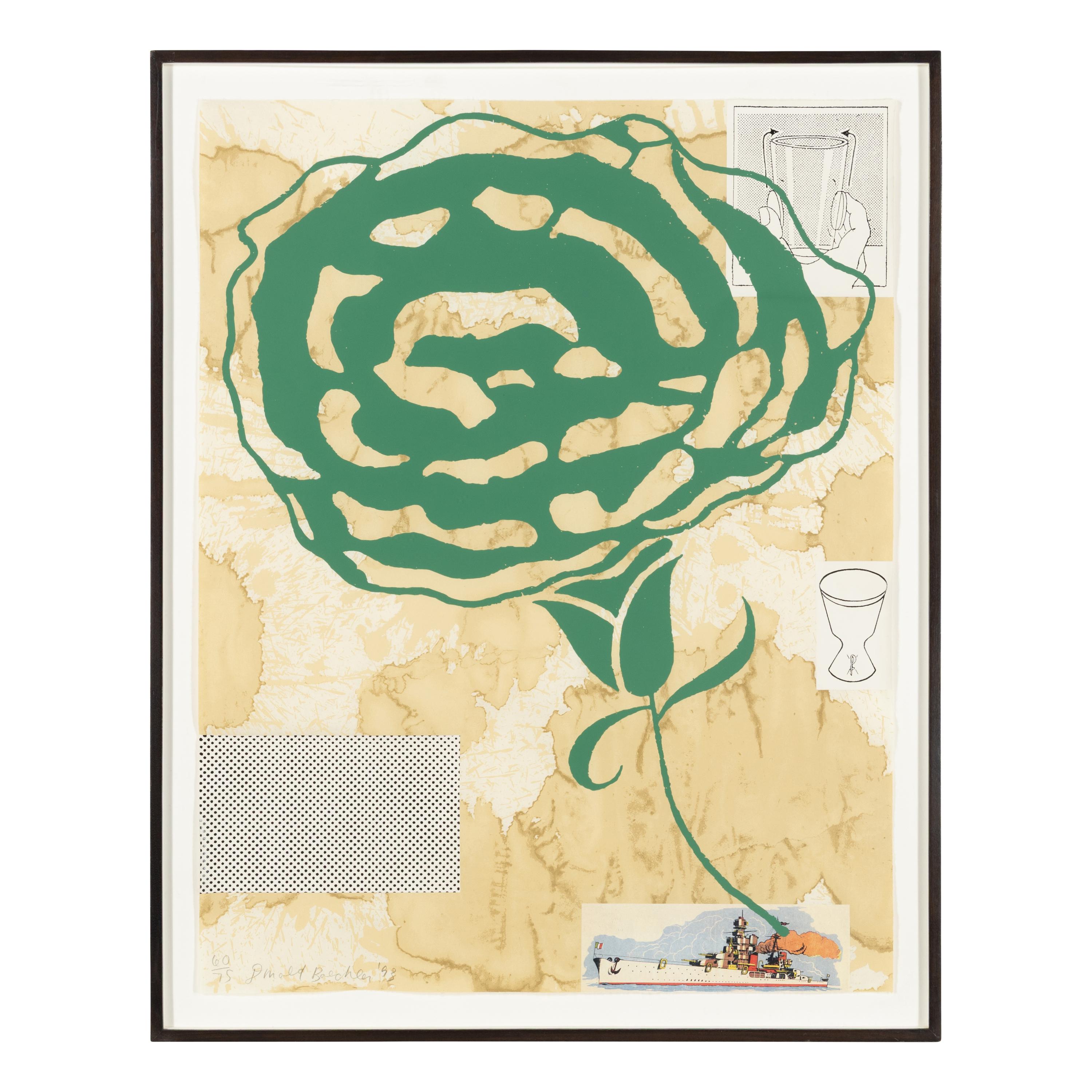 Donald Baechler (American, 1956-2022) — Green Carnation, 1993