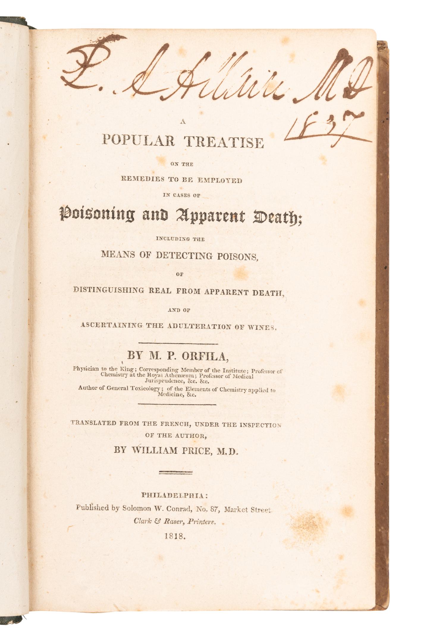 [REMEDIES]. A group of 6 works, comprising: