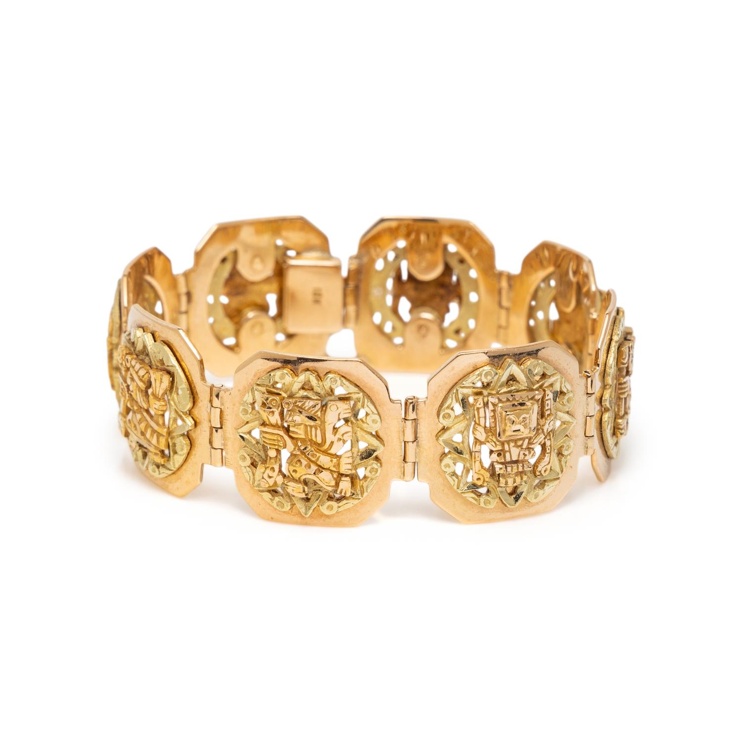 BICOLOR GOLD BRACLET
