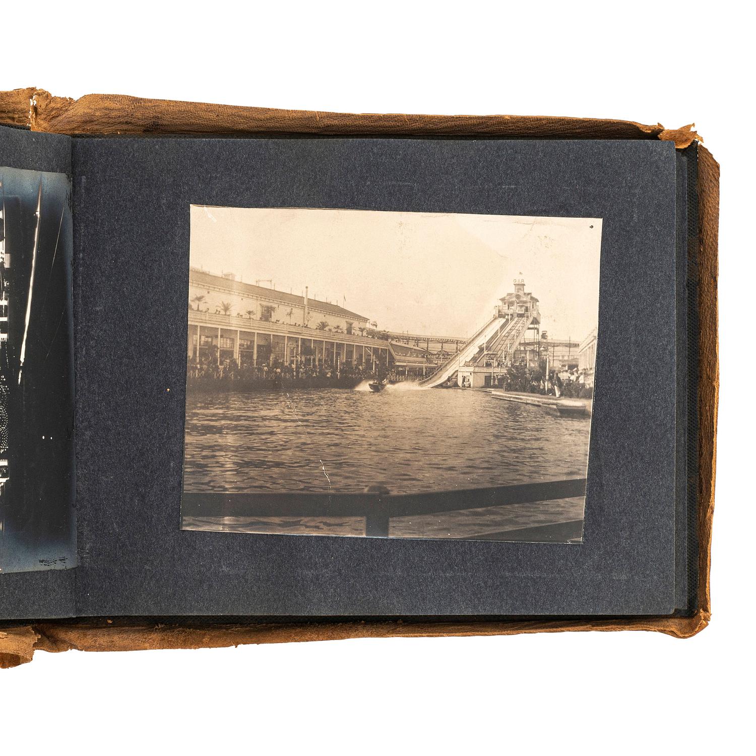 [CALIFORNIA]. A ca 1895-1900 album with images of California missions and tourist destinations, as well as images of central and northern California, comprising: