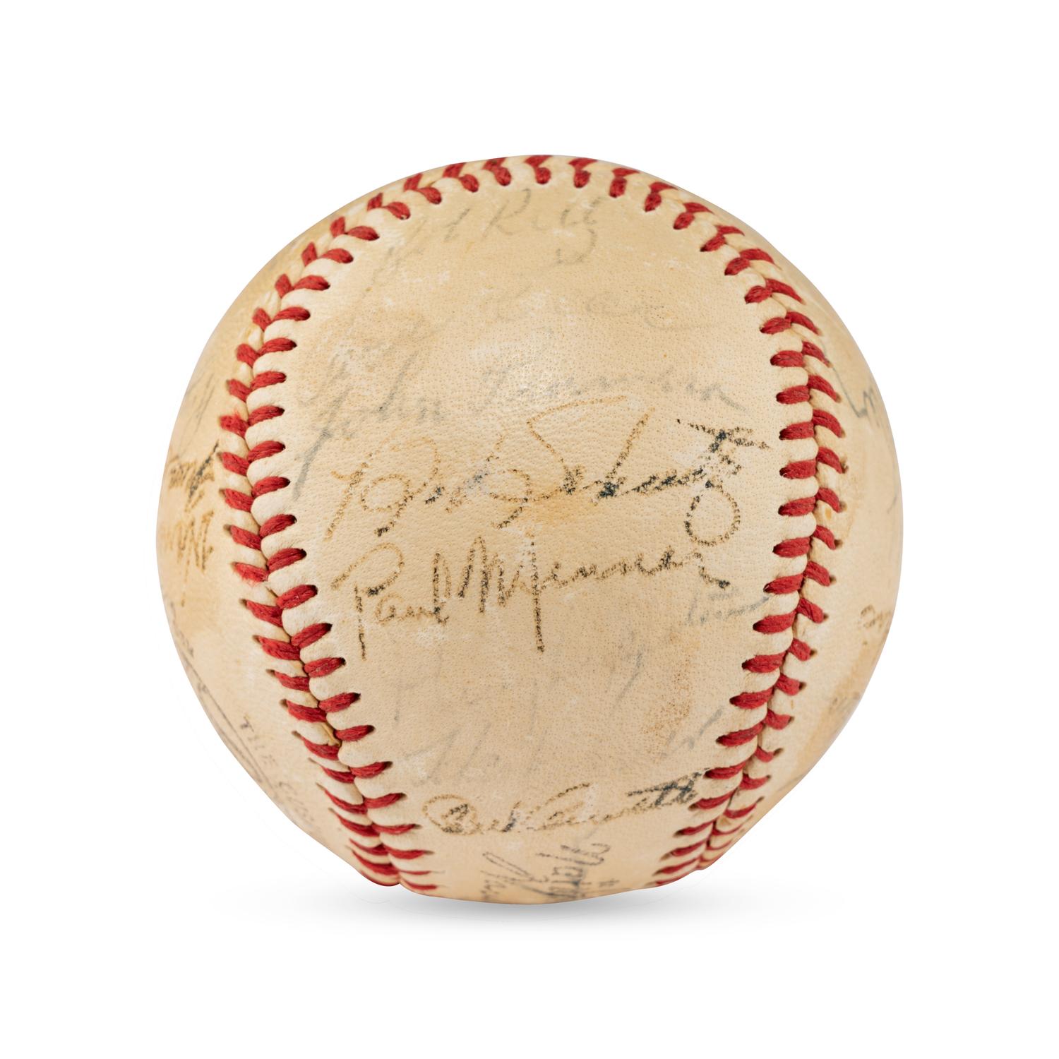 A 1952 Chicago Cubs Team Signed Autograph Baseball
