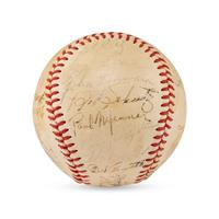 A 1952 Chicago Cubs Team Signed Autograph Baseball